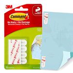 Command Poster Mounting Adhesive Strips, White - 12 Adhesive Strips - Ideal for Hanging Posters, Schedules, Calendars or Pictures without Frames - Damage Free Hanging