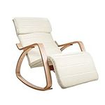 Artiss Rocking Chair Cushion Wooden