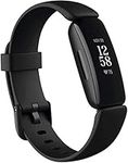 Fitbit Inspire 2 Health and Fitness Tracker with a Free 1-year Fitbit Premium Trial, 24/7 Heart Rate, Black/black, One Size (S and L Bands Included)