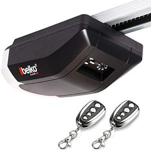 Belko Attuatore per porta del garage EcoLift 800 per cancelli basculanti e avvolgibili fino a 12 m², con 2 telecomandi da 433 MHz, forza 800 N, sblocco di emergenza, softstart/soft stop automatico,
