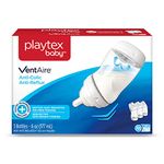 Playtex VentAire Advanced Natural Feeding System Bottles, Slow Flow, Wide / 6oz, 3 ea by Playtex