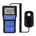 Par Meter Quantum Par Meter for led Grow Lights 400-700nm Spectrum Par Light Meter ppfd Meter with 100 Groups Data Logging, Calibration Function for Plants, Aquarium, etc.