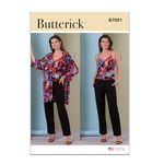 BUTTERICK Paper Pattern B7001H5 Misses' Jacket, Camisole and Trousers H5 (6-8-10-12-14)