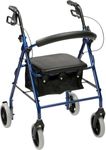 drive Blue 4 Wheel Walker Folding R