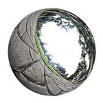 Merishopp Stainless Steel Mirror Polished Sphere Hollow Round Ball Garden Decor 13.5cm