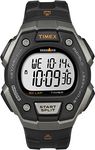 Timex T5K821GP Ironman 30 Lap Grey and Black with Black Resin Strap Watch