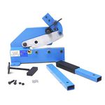 KATSU Manual Metal Shear Cutter, 8 Inch 200mm Industrial Plate Flat Rebar Stud Round Metal Steel Sheet Cutting Shears Snips Precise Cutting Car Body Engineering Forming Repair Tool