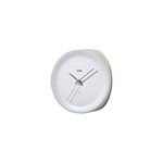 Alessi Ora in Corner Mounted Clock-Thermoplastic Resin, White, 21 x 21 x 13 cm