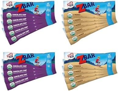 Zbar Snack Bars - Variety Pack - Soft Baked - 10-12g Whole Grains - Organic - Non-GMO - Plant-Based - 1.27 oz. (18 Count)