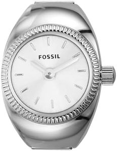 Fossil Ring Watch Silver Analog Watch ES5245