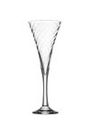 Orrefors Helena 8.5 oz. Flute/Champagne Stems, 9" H, Set of 4