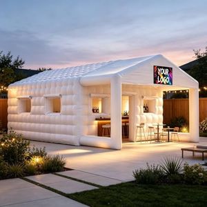 37×20×13Ft Inflatable Nightclub, Blow up Party Tent with Blower for Adults