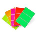 Moving Stickers (102 mm x 51 mm) Color Coding Labels in 5 Assorted Neon Colors 10cm x 5cm - 30 Pack by Royal Green