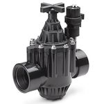 Rain Bird PGA Series Solenoid Valve with Flow Control, 24 VAC (1-Inch, Black)