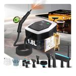 20-IN-1 Upgraded Steam Cleaner, 3-Level【#1 German CTL: 50% Effizienter – Akkufreier Stufengriff】【UK Tested: 99.99% Germ Kill – #1 German SPJ】Handheld Steam Cleaners for Home,Floor,Sofa,Car&Windows