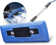 Snow Joe SJBLZD-LED Illum-n-Broom LED Lighted 4-in-1 Snow Broom Plus Ice Scraper