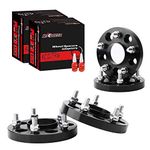 Richeer 4 PCS 20mm 5x114.3 Hubcentric Wheel Spacers for CR-V HR-V Element Crosstour Accord RDX TLX CDX CSX ILX RSX TSX 5 Lug Rims and More with 12x1.5 Studs& 64.1mm Bore