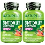 NATURELO One Daily Multivitamin for Women 50+ (Iron Free) - Support for Women Over 50 - Whole Food Supplement - Non-GMO - No Soy - 120 Capsules | 4 Month Supply