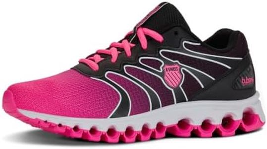 K-Swiss Women's Tubes 200 Training Shoe, Black/Neon Pink, 9.5 W