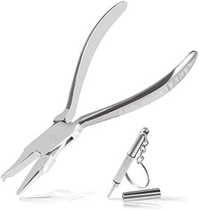 LEONTOOL Eyeglasses Nose Pad Pliers 6 Inches Eyeglasses Frame Pliers Eye Glasses Adjusting Pliers Glasses Repair Assembling & Ajusting Tools Optical Optician Tool with Eyeglass Repair Screwdriver