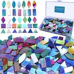 LITMIND Iridescent Glass Mosaic Til