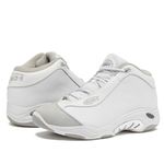 AND1 Tai Chi Men’s Basketball Shoes, Sneakers for Indoor or Outdoor Street or Court, Sizes 7 to 15, White/Silver Grey, 9 Women/7.5 Men