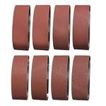 Sruhrak 13 Pcs Sanding Belts 100 x 915mm- 1 Each of 40/60/80 & 2 Each of 120/180/240/320/400 Grits Abrasive Sanding Belts for Grinding Sharpening Polishing, Suitable for 915X100 Belt Sander