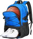 Goloni Soccer Bag,Large Sports Bag with with Separate Ball & Shoe Compartments,Youth Soccer Backpack for Basketball,Football,Volleyball