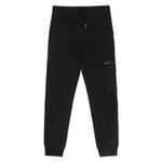 Alan Jones Clothing Boys Cargo Solid Joggers Track Pants (Black_11-12 Years)