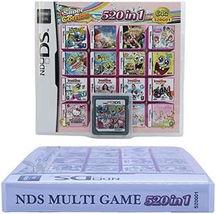 In 1 Nintendo Ds Game Cartridge 520 in 1 3Ds Game Pack Cartridge, Game Pack Card Super Combo for Most Nintendo DS / 2DS / 3DS Console (Reproduction)