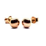 Arranview Jewellery 4 mm bouton stud earrings in 9ct yellow gold