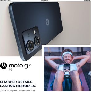 Motorola G84 5G Smartphone, 12GB RAM 256GB – Midnight Blue