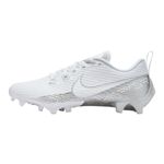 Nike Vapor Edge Speed 360 2 Men's Football Cleats, White/Silver, 8.5