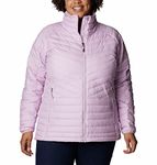 Columbia Womens Powder Lite II Full Zip Jacket, Aura, L