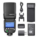 Godox V860III-F Camera Flash Light Wireless TTL Speedlite Transmitter/Receiver GN60 1/8000s HSS Built-in 2.4G Wireless X System with Modeling Light Compatible with Fuji Fujifilm Cameras