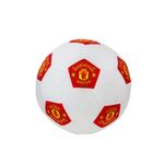 Character World Manchester United FC 3D Soccer Cushion | Fluffy Stuffed Toy Soccer Ball