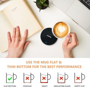 GARMEE Mug Warmer – 2-Temperature Electric Coffee Cup Heater