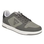 GUESS Men's Tasko Sneaker, Dark Grey Multi 020, 10.5