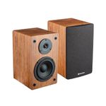 Knox Gear LP1 Powered Bookshelf Speaker- Record Player Speakers with Bluetooth -30 Watt x 2-2.0 Stereo Studio Monitor Speaker with Wood Finish - 4 inch Paper Cone Woofer