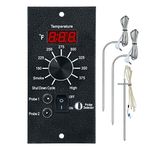 briidea Digital Thermostat Kit, Traeger Grill Controller Temperature Control Panel Kit Thermometer pro Controller Replacement Thermostat Kit for Traeger Pellet Wood Pellet Grills