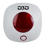 D3D Wireless Strobe Siren 433Mhz Model: Siren_ZX_G12