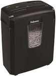 Fellowes Powershred 8Cd Personal 8 Sheet Cross Cut Paper Shredder for Home Use with Safety Lock, Black