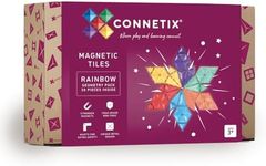 CONNETIX Rainbow Geometry Pack, 30 Pieces