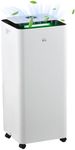 HOMCOM 16L/Day 3500mL Portable Quiet Dehumidifier with Air Purifier Filter, 24H Timer, 5 Modes, Electric Moisture Air Dehumidifier for Home Laundry Basement, White