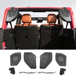 Mabett Rear Speaker Pods Compatible with Ford Bronco 2021 2022, Upgrade 6.5" Pods for Bronco Accessories 4-Door, Interior Accessories Black