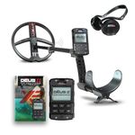 XP Metal Detectors Deus II RC - 11" FMF Coil with WSAII Wireless Headphones Bundle - Waterproof and Multifrequency Metal Detector with XP Deus II Remote Control & S-Telescopic Stem