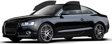 True Line Automotive Precut Window Tint - Custom Size, UV Protection & Car Styling (Front Side Windows)