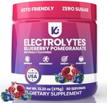 Keppi Keto Electrolytes Powder No Sugar - Sugar Free Electrolytes - Made in USA - Advanced Hydration, Performance & Recovery - Delicious Blueberry Pomegranate Flavor - Mixes Easily No Clumps