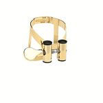 VANDOREN Alto Sax Gold M/O Ligature & Plastic Cap, LC57DP