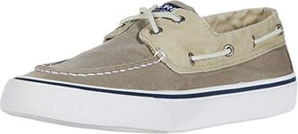 Sperry Men's Bahama Ii Boat Shoe, Sw Oyster/Brown, 7.5